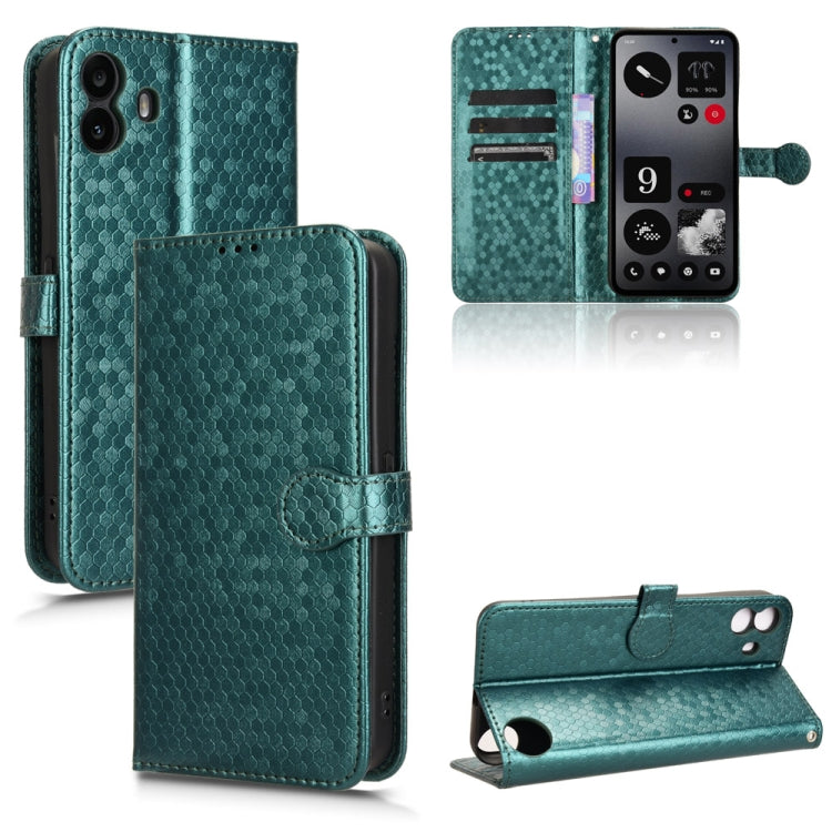 Honeycomb Dot Texture Leather Phone Case, For Nothing Phone 4a Pro, For Nothing Phone 4a, For Nothing Phone 3a Lite, For Nothing Phone 3, For Nothing Phone 3a, For Nothing Phone 3a Pro, For Nothing CMF Phone 1, For Nothing Phone 2a