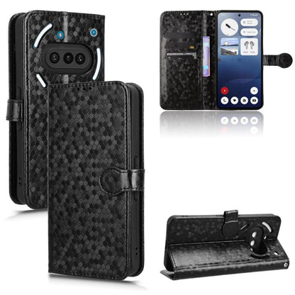 Honeycomb Dot Texture Leather Phone Case, For Nothing Phone 4a Pro, For Nothing Phone 4a, For Nothing Phone 3a Lite, For Nothing Phone 3, For Nothing Phone 3a, For Nothing Phone 3a Pro, For Nothing CMF Phone 1, For Nothing Phone 2a