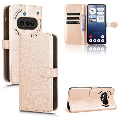 Honeycomb Dot Texture Leather Phone Case, For Nothing Phone 4a Pro, For Nothing Phone 4a, For Nothing Phone 3a Lite, For Nothing Phone 3, For Nothing Phone 3a, For Nothing Phone 3a Pro, For Nothing CMF Phone 1, For Nothing Phone 2a