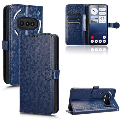 Honeycomb Dot Texture Leather Phone Case, For Nothing Phone 4a Pro, For Nothing Phone 4a, For Nothing Phone 3a Lite, For Nothing Phone 3, For Nothing Phone 3a, For Nothing Phone 3a Pro, For Nothing CMF Phone 1, For Nothing Phone 2a