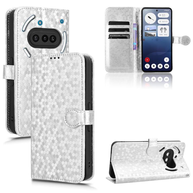 Honeycomb Dot Texture Leather Phone Case, For Nothing Phone 4a Pro, For Nothing Phone 4a, For Nothing Phone 3a Lite, For Nothing Phone 3, For Nothing Phone 3a, For Nothing Phone 3a Pro, For Nothing CMF Phone 1, For Nothing Phone 2a