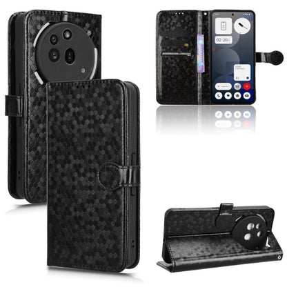 Honeycomb Dot Texture Leather Phone Case, For Nothing Phone 4a Pro, For Nothing Phone 4a, For Nothing Phone 3a Lite, For Nothing Phone 3, For Nothing Phone 3a, For Nothing Phone 3a Pro, For Nothing CMF Phone 1, For Nothing Phone 2a