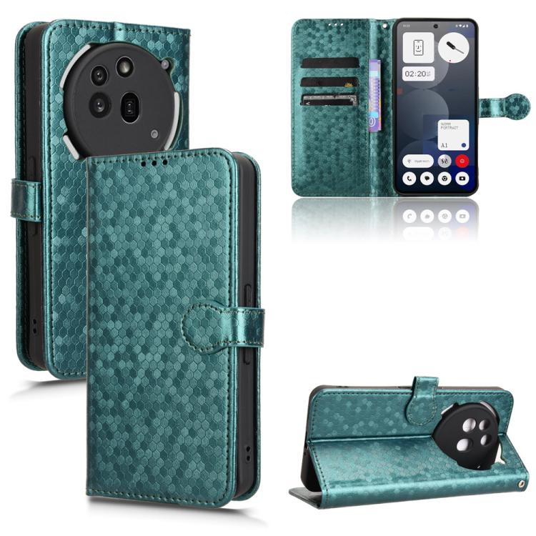 Honeycomb Dot Texture Leather Phone Case, For Nothing Phone 4a Pro, For Nothing Phone 4a, For Nothing Phone 3a Lite, For Nothing Phone 3, For Nothing Phone 3a, For Nothing Phone 3a Pro, For Nothing CMF Phone 1, For Nothing Phone 2a