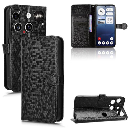 Honeycomb Dot Texture Leather Phone Case, For Nothing Phone 4a Pro, For Nothing Phone 4a, For Nothing Phone 3a Lite, For Nothing Phone 3, For Nothing Phone 3a, For Nothing Phone 3a Pro, For Nothing CMF Phone 1, For Nothing Phone 2a