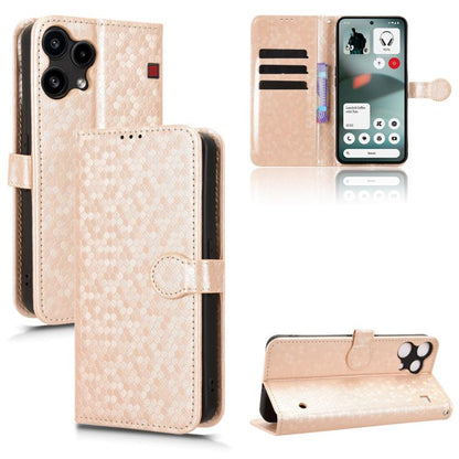 Honeycomb Dot Texture Leather Phone Case, For Nothing Phone 4a Pro, For Nothing Phone 4a, For Nothing Phone 3a Lite, For Nothing Phone 3, For Nothing Phone 3a, For Nothing Phone 3a Pro, For Nothing CMF Phone 1, For Nothing Phone 2a
