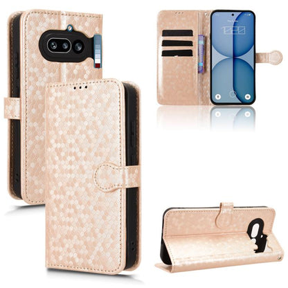 Honeycomb Dot Texture Leather Phone Case, For Nothing Phone 4a Pro, For Nothing Phone 4a, For Nothing Phone 3a Lite, For Nothing Phone 3, For Nothing Phone 3a, For Nothing Phone 3a Pro, For Nothing CMF Phone 1, For Nothing Phone 2a