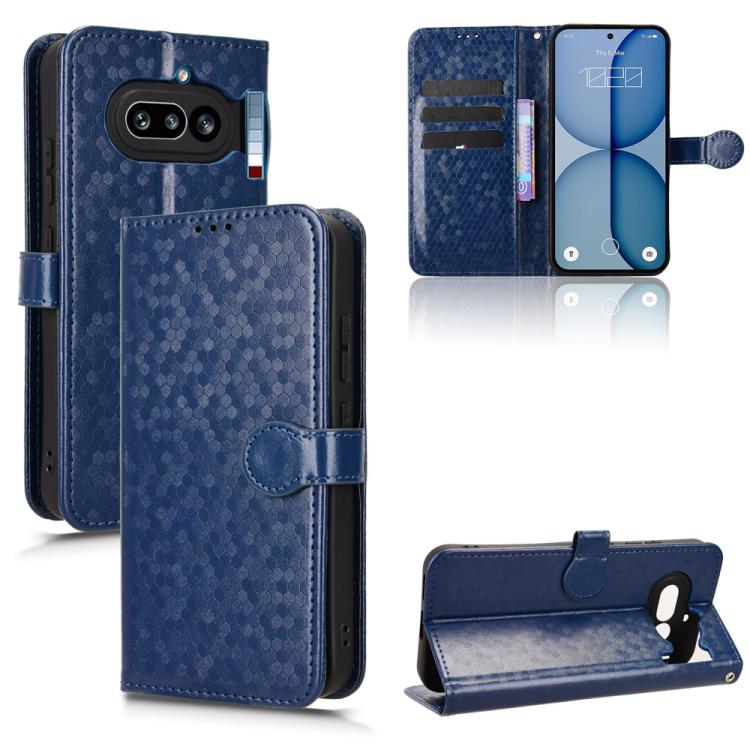 Honeycomb Dot Texture Leather Phone Case, For Nothing Phone 4a Pro, For Nothing Phone 4a, For Nothing Phone 3a Lite, For Nothing Phone 3, For Nothing Phone 3a, For Nothing Phone 3a Pro, For Nothing CMF Phone 1, For Nothing Phone 2a