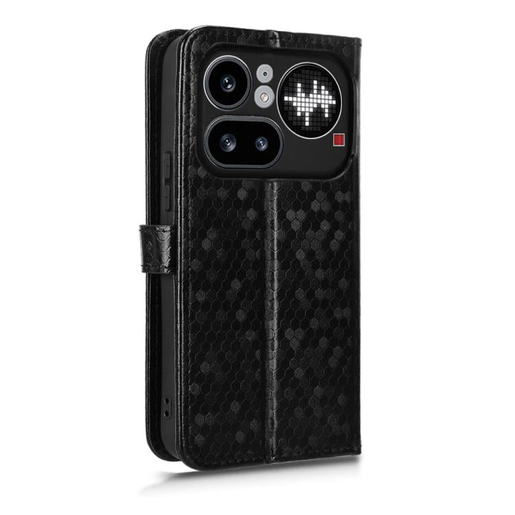 Honeycomb Dot Texture Leather Phone Case, For Nothing Phone 4a Pro, For Nothing Phone 4a, For Nothing Phone 3a Lite, For Nothing Phone 3, For Nothing Phone 3a, For Nothing Phone 3a Pro, For Nothing CMF Phone 1, For Nothing Phone 2a
