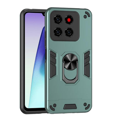 Shockproof Metal Ring Holder Phone Case, For ZTE Blade A76 4G, For ZTE Blade A76 5G, For ZTE Blade A36 4G, For ZTE Blade A56 4G, For ZTE Blade V70 Vita, For ZTE Blade A75 4G, For ZTE Blade A35 / A55, For ZTE Axon 60 Lite, For ZTE Axon 60 4G            ...
