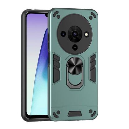 Shockproof Metal Ring Holder Phone Case, For ZTE Blade A76 4G, For ZTE Blade A76 5G, For ZTE Blade A36 4G, For ZTE Blade A56 4G, For ZTE Blade V70 Vita, For ZTE Blade A75 4G, For ZTE Blade A35 / A55, For ZTE Axon 60 Lite, For ZTE Axon 60 4G            ...