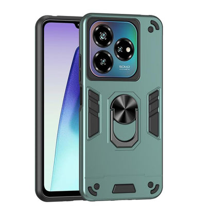Shockproof Metal Ring Holder Phone Case, For ZTE Blade A76 4G, For ZTE Blade A76 5G, For ZTE Blade A36 4G, For ZTE Blade A56 4G, For ZTE Blade V70 Vita, For ZTE Blade A75 4G, For ZTE Blade A35 / A55, For ZTE Axon 60 Lite, For ZTE Axon 60 4G            ...