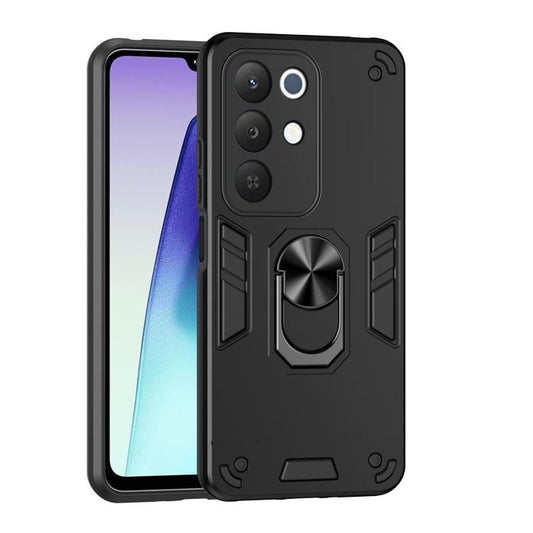 Shockproof Metal Ring Holder Phone Case, For Realme C85 5G / 15x 5G India, For Realme C75, For Realme 13 5G, For Realme 13 Pro / 13 Pro+, For Realme 12X, For Realme Narzo 70 Pro, For Realme 12 5G, For Realme 12 Pro, For Realme 12 Pro+, For Realme V50