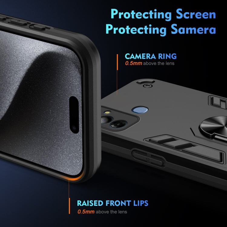 Shockproof Metal Ring Holder Phone Case