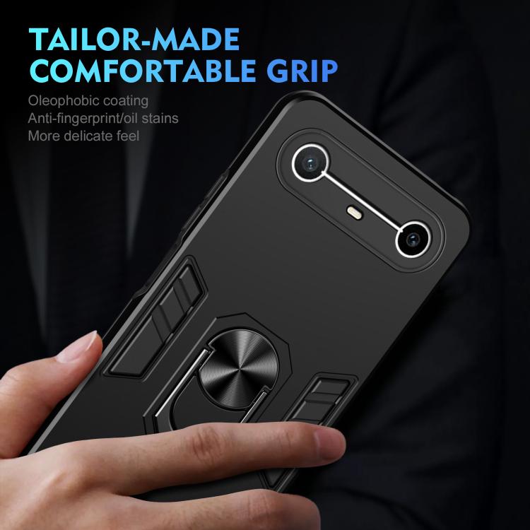 Shockproof Metal Ring Holder Phone Case, For Tecno Pova Slim 5G / Spark Slim 4G, For Tecno Pova 7 5G, For Tecno Pova 7 Ultra 5G, For Tecno Pova 7 4G, For Tecno Camon 40 Pro 4G, For Tecno Camon 40, For Tecno Camon 40 Pro 5G, For Tecno Camon 30S / 30S Pr...