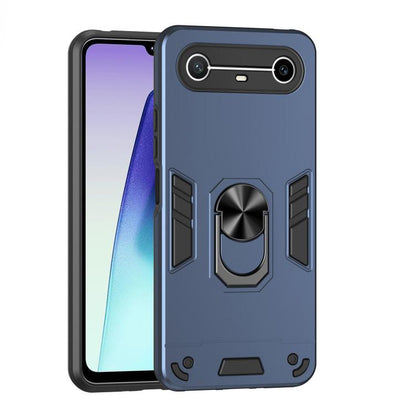 Shockproof Metal Ring Holder Phone Case, For Tecno Pova Slim 5G / Spark Slim 4G, For Tecno Pova 7 5G, For Tecno Pova 7 Ultra 5G, For Tecno Pova 7 4G, For Tecno Camon 40 Pro 4G, For Tecno Camon 40, For Tecno Camon 40 Pro 5G, For Tecno Camon 30S / 30S Pr...