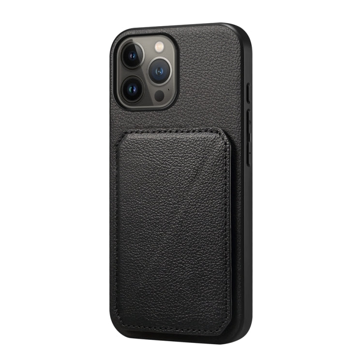 D04 Calf Texture Dual Card Slot Holder Phone Case