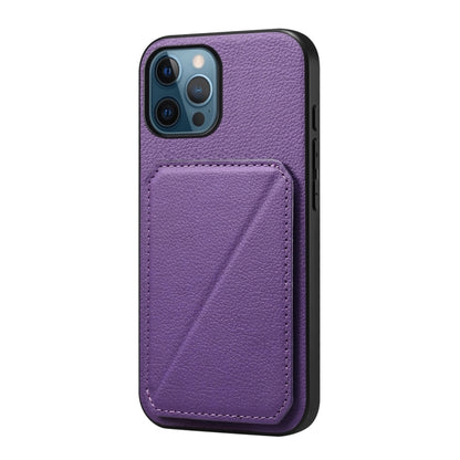 D04 Calf Texture Dual Card Slot Holder Phone Case