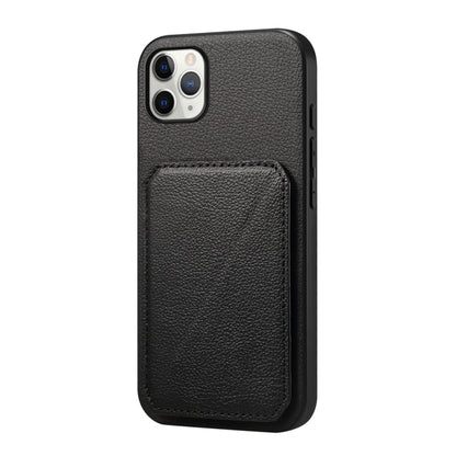 D04 Calf Texture Dual Card Slot Holder Phone Case