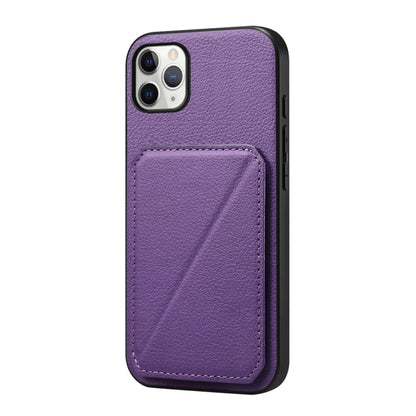 D04 Calf Texture Dual Card Slot Holder Phone Case