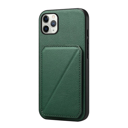 D04 Calf Texture Dual Card Slot Holder Phone Case