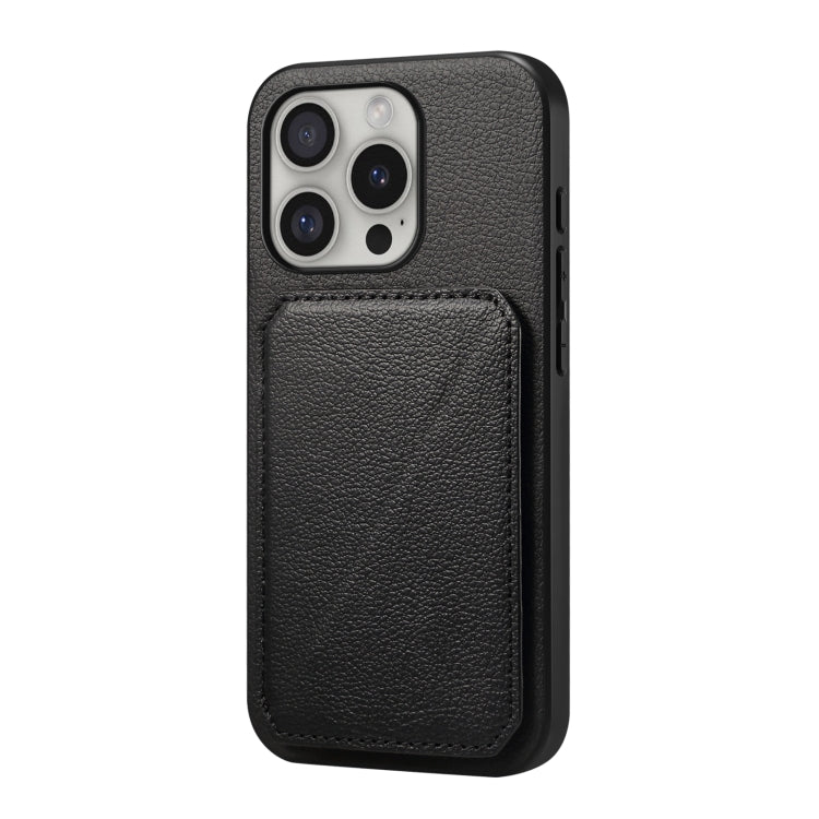 D04 Calf Texture Dual Card Slot Holder Phone Case