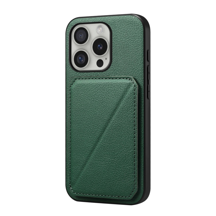 D04 Calf Texture Dual Card Slot Holder Phone Case
