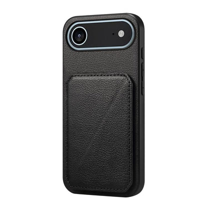 D04 Calf Texture Dual Card Slot Holder Phone Case