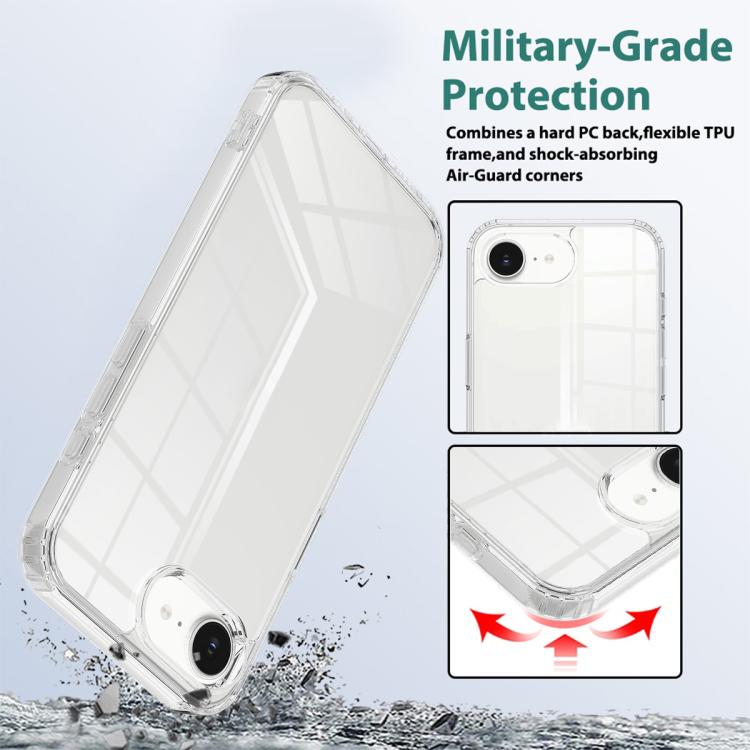Scratchproof Acrylic TPU Phone Case, For iPhone 17e / 16e, For iPhone 17 Pro Max, For iPhone 17 Pro, For iPhone 17, For iPhone Air, For iPhone 16 Pro Max, For iPhone 16 Pro, For iPhone 16 Plus, For iPhone 16