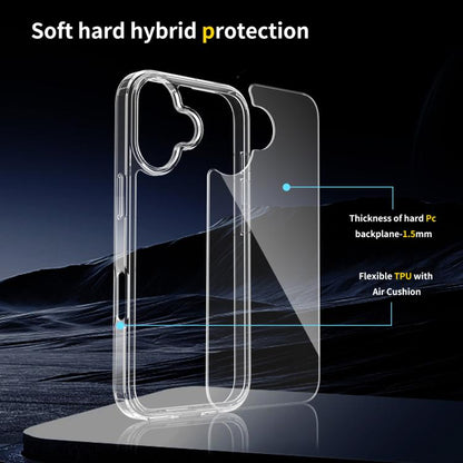 Scratchproof Acrylic TPU Phone Case, For iPhone 18, For iPhone 18 Pro, For iPhone 18 Pro Max, For iPhone 17e / 16e, For iPhone 17 Pro Max, For iPhone 17 Pro, For iPhone 17, For iPhone Air, For iPhone 16 Pro Max, For iPhone 16 Pro, For iPhone 16 Plus   ...