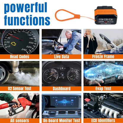 KONNWEI KW906 Bluetooth 5.0 Car OBD2 Scanner Support Android & iOS, KW906