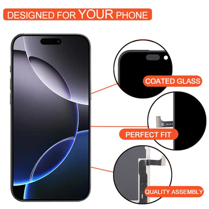 DD Hard OLED Screen, Remove IC Need Professional Repair, For iPhone 15 Pro Soft, For iPhone 14 Pro Soft, For iPhone 13 Pro Soft, For iPhone 13 Soft, For iPhone 12 Pro Max Hard