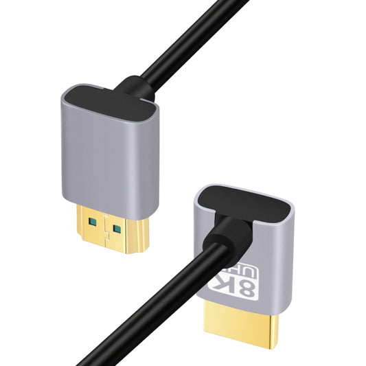 HDMI Male to HDMI Male Dual Elbow HD Audio Video Adapter Cable, 0.5m, 1m
