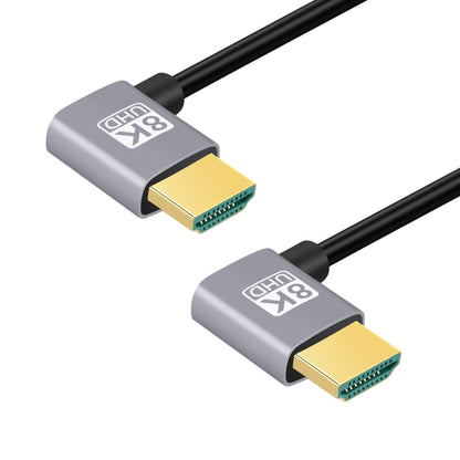 HDMI Male to HDMI Male Dual Elbow HD Audio Video Adapter Cable, 0.5m, 1m