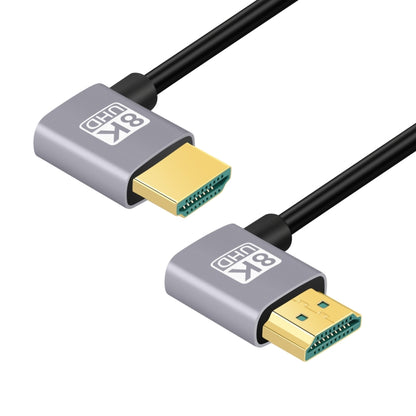 HDMI Male to HDMI Male Dual Elbow HD Audio Video Adapter Cable, 0.5m, 1m