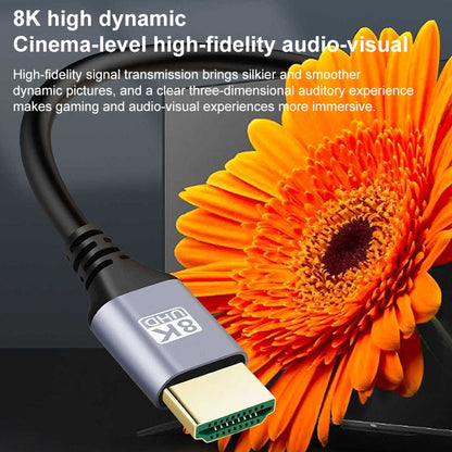 HDMI Male to HDMI Male Dual Elbow HD Audio Video Adapter Cable, 0.5m, 1m