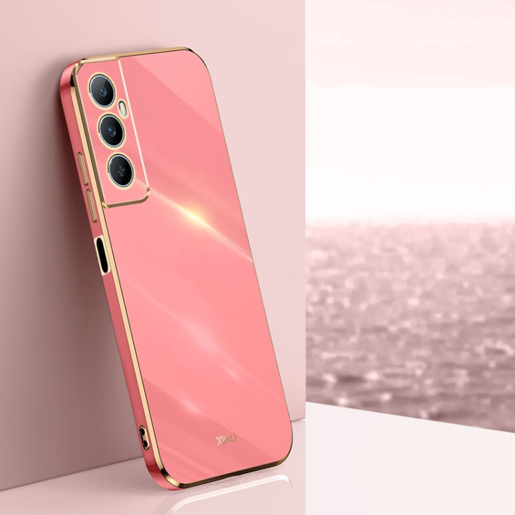 XINLI Straight Edge 6D Electroplate TPU Phone Case, For Realme C65