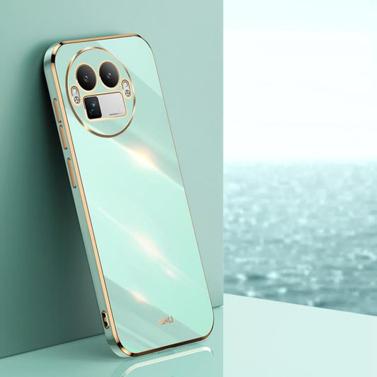 XINLI Straight Edge 6D Electroplate TPU Phone Case, For Realme GT 8 Pro 5G, For Realme 15 5G Global, For Realme 14 5G Global, For Realme Neo7X, For Realme Neo7 SE, For Realme 14 Pro+, For Realme C75, For Realme GT Neo6, For Realme 12 5G, For Realme 12+...