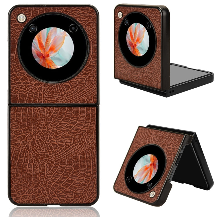 Crocodile Texture Back Cover Phone Case, For ZTE nubia Flip3, For ZTE Nubia Fold, For ZTE nubia Flip2 / Libero Flip2, For ZTE nubia Flip / Libero Flip