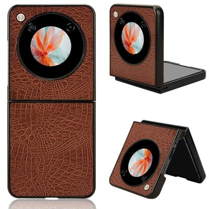 Crocodile Texture Back Cover Phone Case, For ZTE nubia Flip3, For ZTE Nubia Fold, For ZTE nubia Flip2 / Libero Flip2, For ZTE nubia Flip / Libero Flip