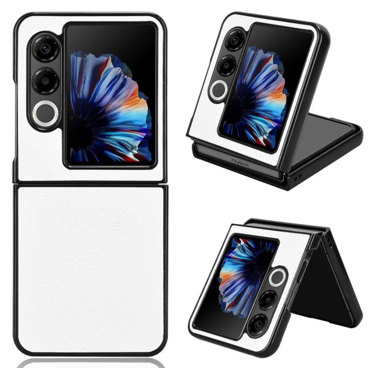Crocodile Texture Back Cover Phone Case, For ZTE nubia Flip3, For ZTE Nubia Fold, For ZTE nubia Flip2 / Libero Flip2, For ZTE nubia Flip / Libero Flip