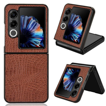 Crocodile Texture Back Cover Phone Case, For ZTE nubia Flip3, For ZTE Nubia Fold, For ZTE nubia Flip2 / Libero Flip2, For ZTE nubia Flip / Libero Flip