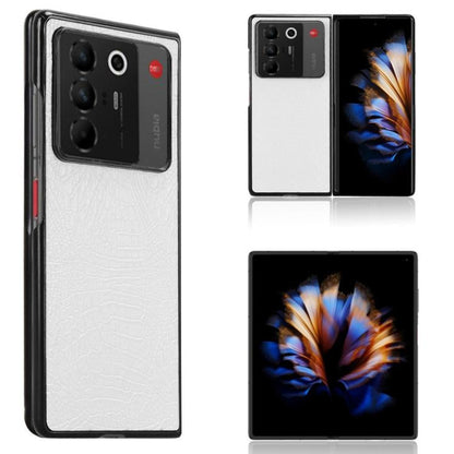 Crocodile Texture Back Cover Phone Case, For ZTE nubia Flip3, For ZTE Nubia Fold, For ZTE nubia Flip2 / Libero Flip2, For ZTE nubia Flip / Libero Flip