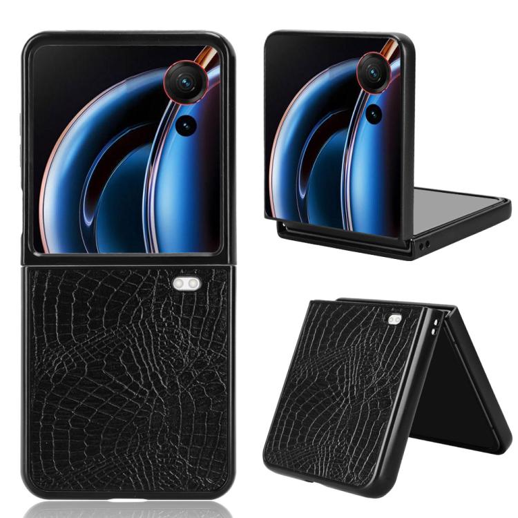 Crocodile Texture Back Cover Phone Case, For ZTE nubia Flip3, For ZTE Nubia Fold, For ZTE nubia Flip2 / Libero Flip2, For ZTE nubia Flip / Libero Flip