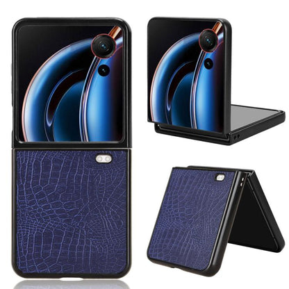 Crocodile Texture Back Cover Phone Case, For ZTE nubia Flip3, For ZTE Nubia Fold, For ZTE nubia Flip2 / Libero Flip2, For ZTE nubia Flip / Libero Flip