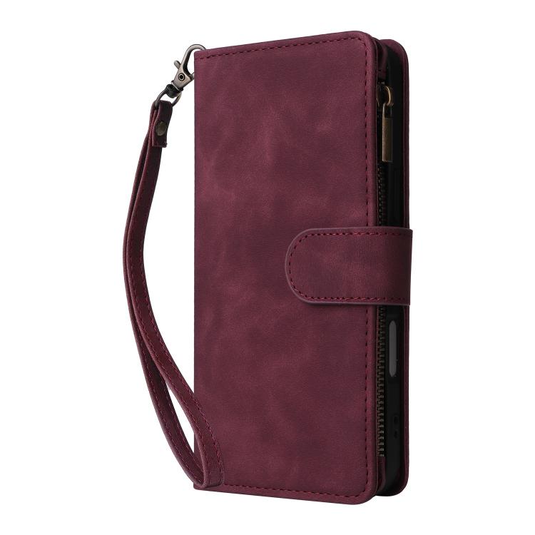 Multifunctional Multi-Card Wallet Phone Leather Case, For iPhone 18 / 17, For iPhone 18 Pro / 17 Pro, For iPhone 18 Pro Max / 17 Pro Max, For iPhone Air, For iPhone 16 Pro Max, For iPhone 16 Pro, For iPhone 16 Plus, For iPhone 16, For iPhone 15 Pro Max...
