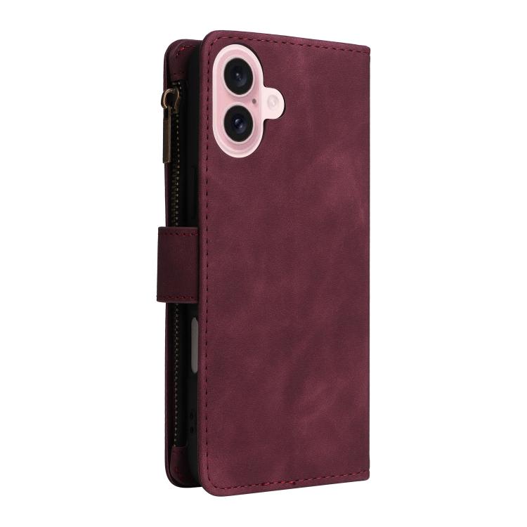 Multifunctional Multi-Card Wallet Phone Leather Case, For iPhone 18 / 17, For iPhone 18 Pro / 17 Pro, For iPhone 18 Pro Max / 17 Pro Max, For iPhone Air, For iPhone 16 Pro Max, For iPhone 16 Pro, For iPhone 16 Plus, For iPhone 16, For iPhone 15 Pro Max...