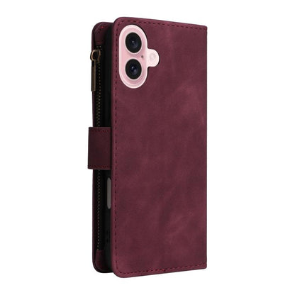 Multifunctional Multi-Card Wallet Phone Leather Case, For iPhone 18 / 17, For iPhone 18 Pro / 17 Pro, For iPhone 18 Pro Max / 17 Pro Max, For iPhone Air, For iPhone 16 Pro Max, For iPhone 16 Pro, For iPhone 16 Plus, For iPhone 16, For iPhone 15 Pro Max...