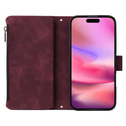 Multifunctional Multi-Card Wallet Phone Leather Case, For iPhone 18 / 17, For iPhone 18 Pro / 17 Pro, For iPhone 18 Pro Max / 17 Pro Max, For iPhone Air, For iPhone 16 Pro Max, For iPhone 16 Pro, For iPhone 16 Plus, For iPhone 16, For iPhone 15 Pro Max...