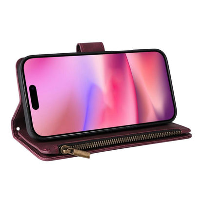 Multifunctional Multi-Card Wallet Phone Leather Case, For iPhone 18 / 17, For iPhone 18 Pro / 17 Pro, For iPhone 18 Pro Max / 17 Pro Max, For iPhone Air, For iPhone 16 Pro Max, For iPhone 16 Pro, For iPhone 16 Plus, For iPhone 16, For iPhone 15 Pro Max...