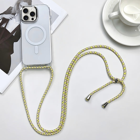 MagSafe Magnetic PC + TPU Phone Case with Lanyard, For iPhone 15 Pro Max, For iPhone 15 Pro, For iPhone 15 Plus, For iPhone 15, For iPhone 14 Plus, For iPhone 14, For iPhone 14 Pro, For iPhone 14 Pro Max, For iPhone 13 Pro Max